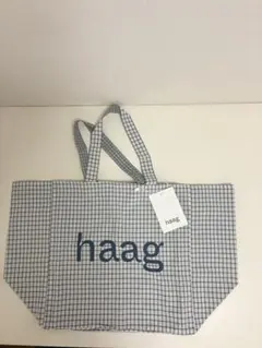 新品】韓国ブランドhaag(ヘイグ) トートバッグ Blue Grey - メルカリ