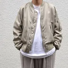 【値下げ】激レア！ents. MA-1 フライトジャケット グレー サイズ3