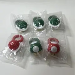 スーパーマリオ ファッションリング コレクション ガチャ　6個