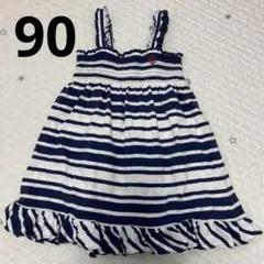 ラルフローレン　ボーダーワンピース　90