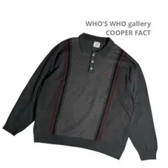WHO’S WHO COOPER FACT ポロニットプルオーバー