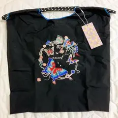 d.kelly 刺繍エコバッグ 蝶④