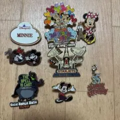 ディズニー ピンバッジ チャーム 41点 大量まとめ売り 新品未開封