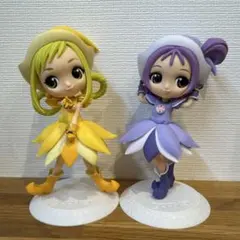 おジャ魔女どれみ 　飛鳥ももこ　瀬川おんぷ　フィギュア　Qposket