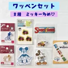 ワッペンセット 8種 ミッキー多め