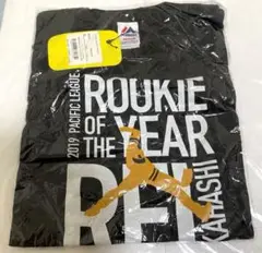 １９高橋礼投手最優秀新人賞Ｔシャツ 新品、未開封 　Mサイズ　　レア