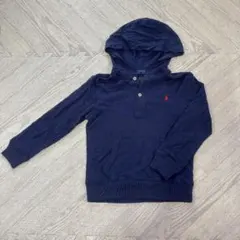 POLO RALPH LAUREN フード付き長袖シャツ ネイビー110.115