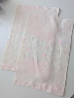 替え袖 ピンク 単衣 袖丈48cm マジックテープ付 ③のサムネイル