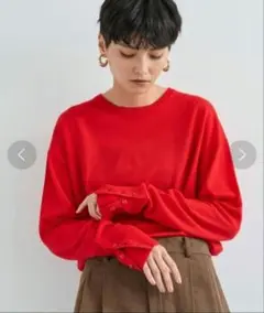 BARNYARDSTORM(バンヤードストーム)袖スリットニット