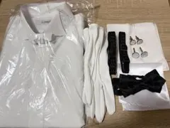 結婚式　新郎　小物・ウイングカラーシャツセット