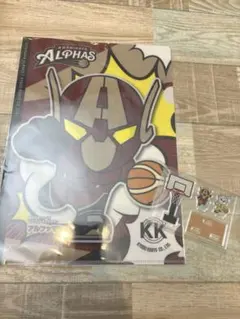 【限定品】越谷アルファーズ アルファマン&サンディーアクスタ　クリアファイル