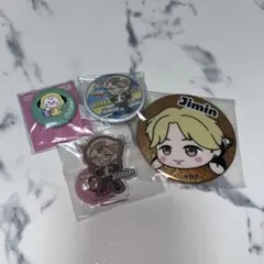 BTS ジミン ラバーキーホルダー 缶バッジ セット - メルカリ