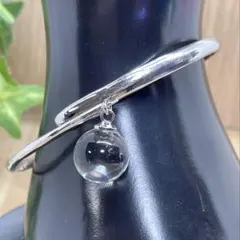 【天然石】水晶玉 バングル★ブレスレット