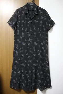 花柄 ロングワンピース