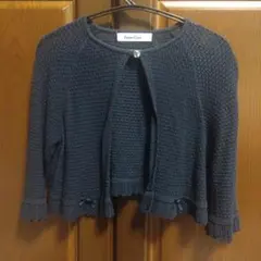 familiar ネイビー カーディガン 120　ボレロ
