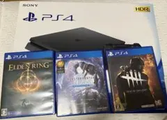 PS4 本体500GB+ソフト4本 【今週土曜までの限定価格】