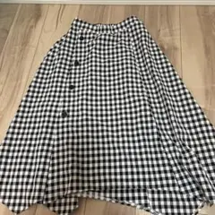 ギンガムチェック フレアスカート Mサイズ