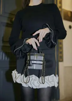 HLT Jacquard Mini Vanity Bag