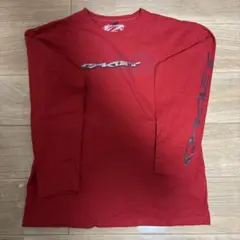 90s 00s Y2K Archive OAKLEY オークリー ロンT 赤