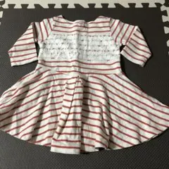 アプレレクール　ストライプワンピース 80