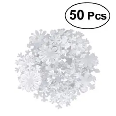 【⭐️SALE⭐️】装飾 夜光 雪の結晶 飾り クリスマスツリー オーナメント
