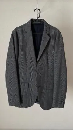 GLOBAL WORK チェック柄 テーラードジャケット L