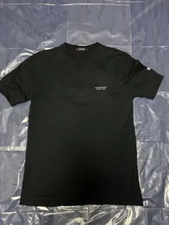 BURBERRY BLACK LABEL VネックTシャツ ブラック　サイズ2