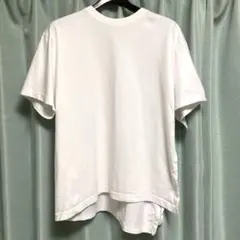 #KIRAREU 左サイドスナップ クルーネックTシャツ ホワイト L #骨折