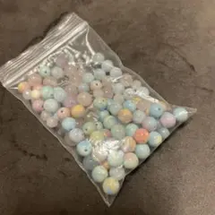 多色　丸型　ビーズ