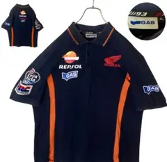 HONDA RACINGホンダ・レーシング×GASコットンポロシャツXLサイズのサムネイル