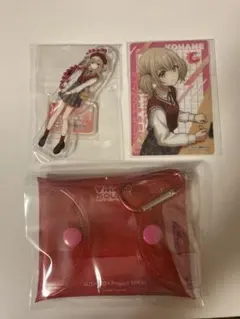 小豆沢こはね　スシローコラボ　マルチポーチ　クリアカード