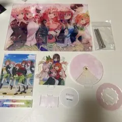 五等分の花嫁 アクリルスタンド 3個セット ごとよめ アクスタ 中野家 5つ子