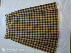 Christian Dior M チェック柄プリーツスカート