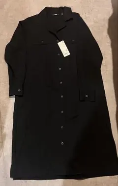 UNIQLO ブラック UVカットシャツワンピース XS