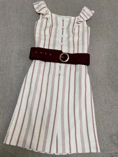 ジルバイジルスチュアート　セットアップ　ワンピース　ベルト付　スカート　ブラウス