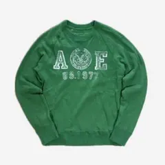 【値下げ✨】AmericanEagleOutfittersスウェットグリーンXSのサムネイル