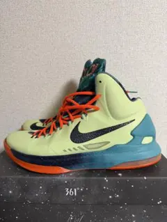 美品NIKE ZOOM ナイキ hyperenforcer 2012緑 27.5 - メルカリ