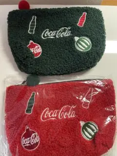 Coca-Cola ボアポーチ 2色セット コカコーラ