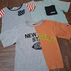 美品男の子ブランドTシャツまとめ売りセット110センチ