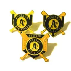 オークランド・アスレチックスピンバッジ 3個セット