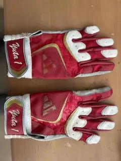 アディダス バッティンググローブ 手袋 山田哲人 坂本勇人 実使用 着用