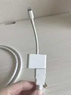 【Apple純正】Lightning ライトニングケーブル　HDMI ケーブル付