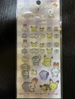 ポケモン ポケピース キラキラシール 4枚のサムネイル