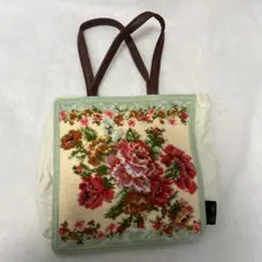 レイクアルスター　トートバッグ　花柄　刺繍