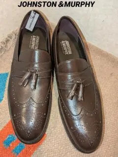 新品　未使用　JOHNSTON & MURPHY タッセルローファー 27EEEのサムネイル