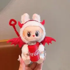 Labubu ぬいぐるみ用衣装 ラブブ 着せ替え服 コカ・コーラ