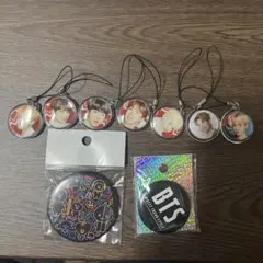 BTS キーホルダーセット 7個 + 缶バッジ