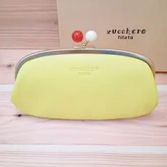 Zucchero 長財布　レディース　本革　がま口　箱　なが財布　未使用　新品のサムネイル