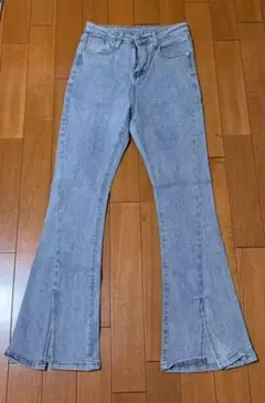 ジーンズ レディース デニムパンツ ラッパズボン ベルボトム フレアパンツ