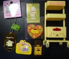 サンリオ ポムポムプリン キーホルダー 小物入れ シール マグネット 6点セット